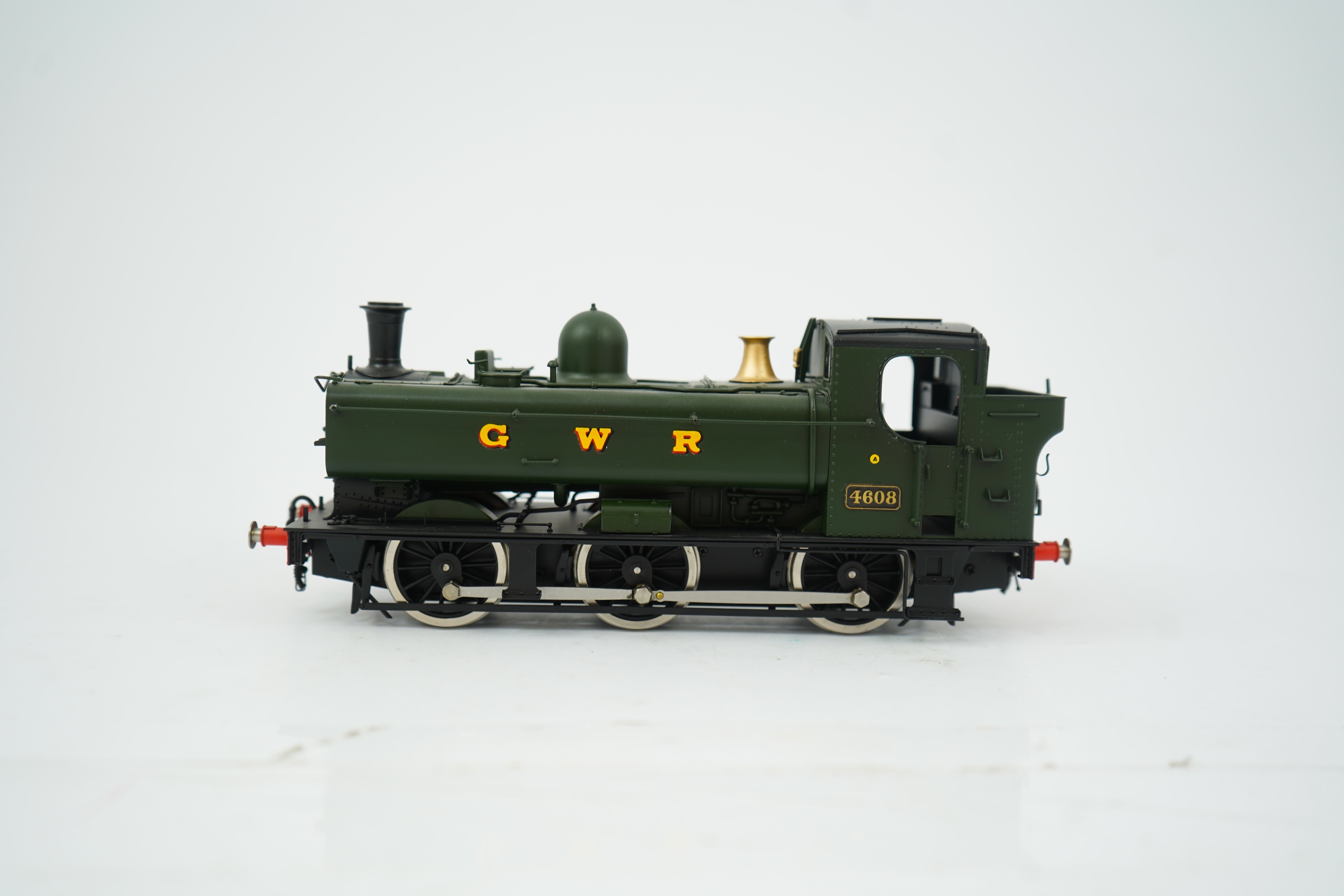 An 0 Gauge Tower Models, Blackpool, made in Sancheng China, model of GWR Class 57xx, 4608, 0-6-0T locomotive, powered for two rail operation.
